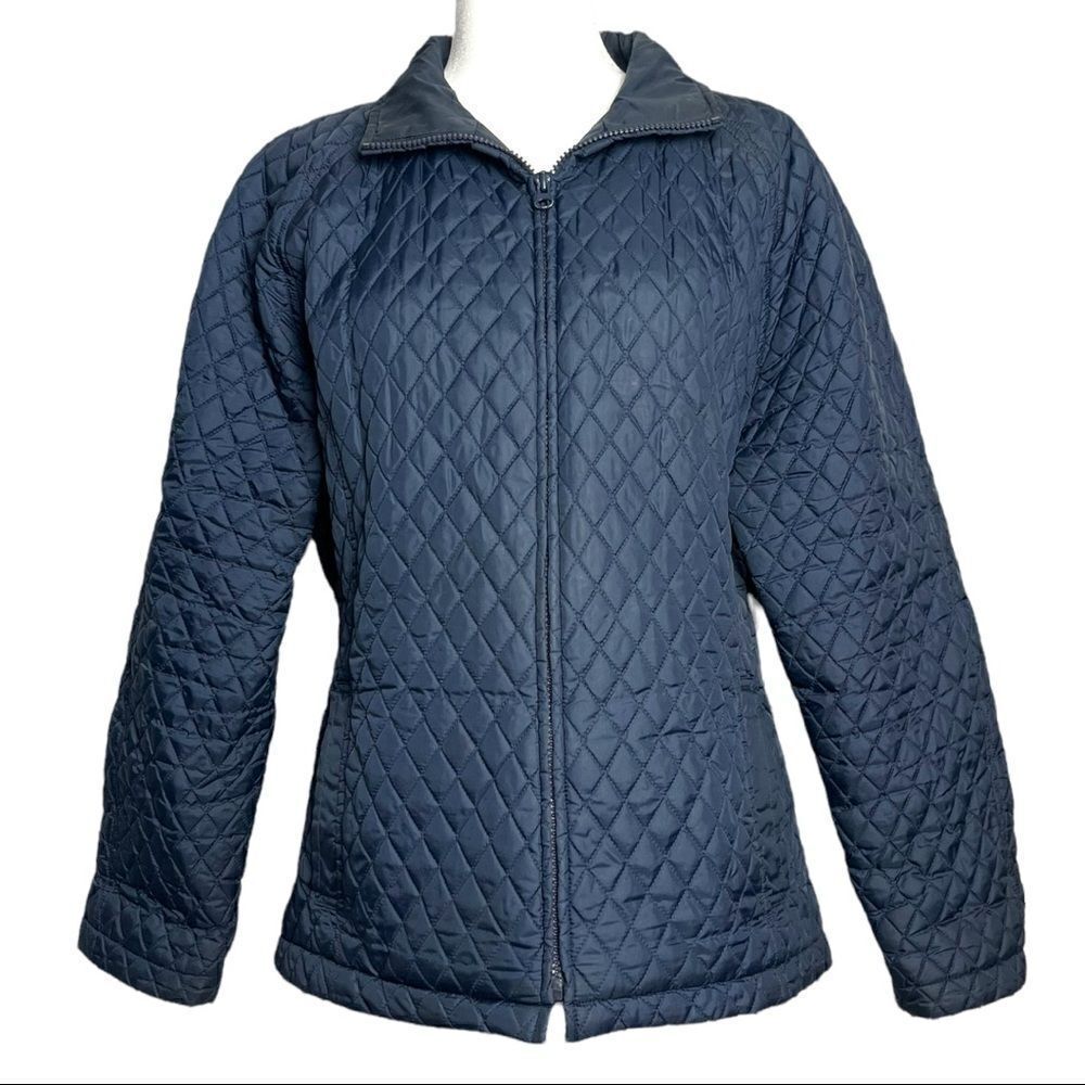 Arctic Pole Puffer Coat Navy Size L - Picture 2 of 5